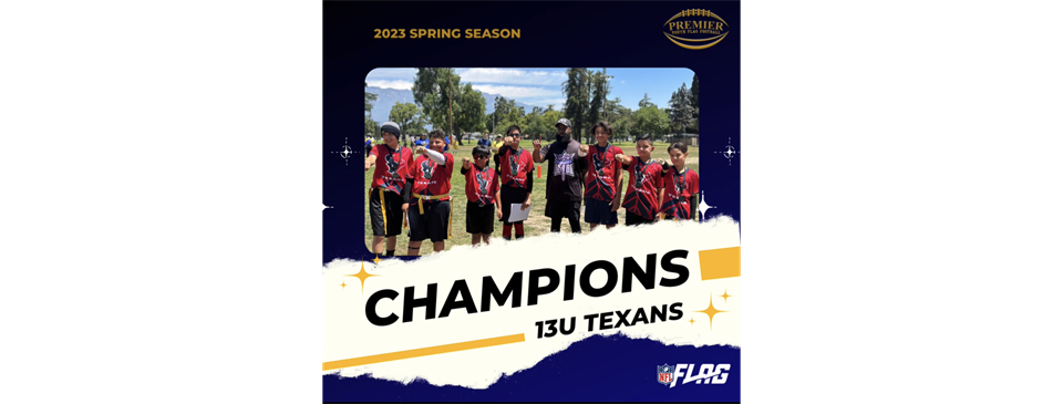 13U Texans - Spring Season Champs!