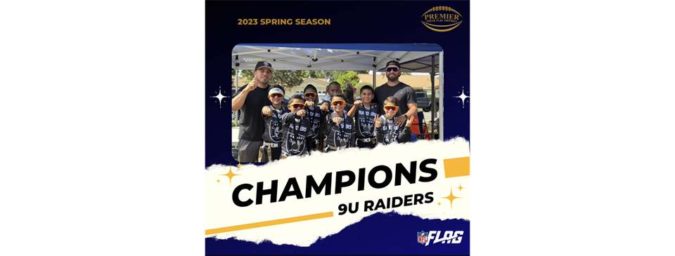 9U Raiders - Fall Season Champs!